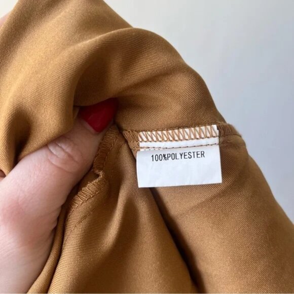 Petal & Pup Gold One Shoulder Dress - Picture 12 of 15